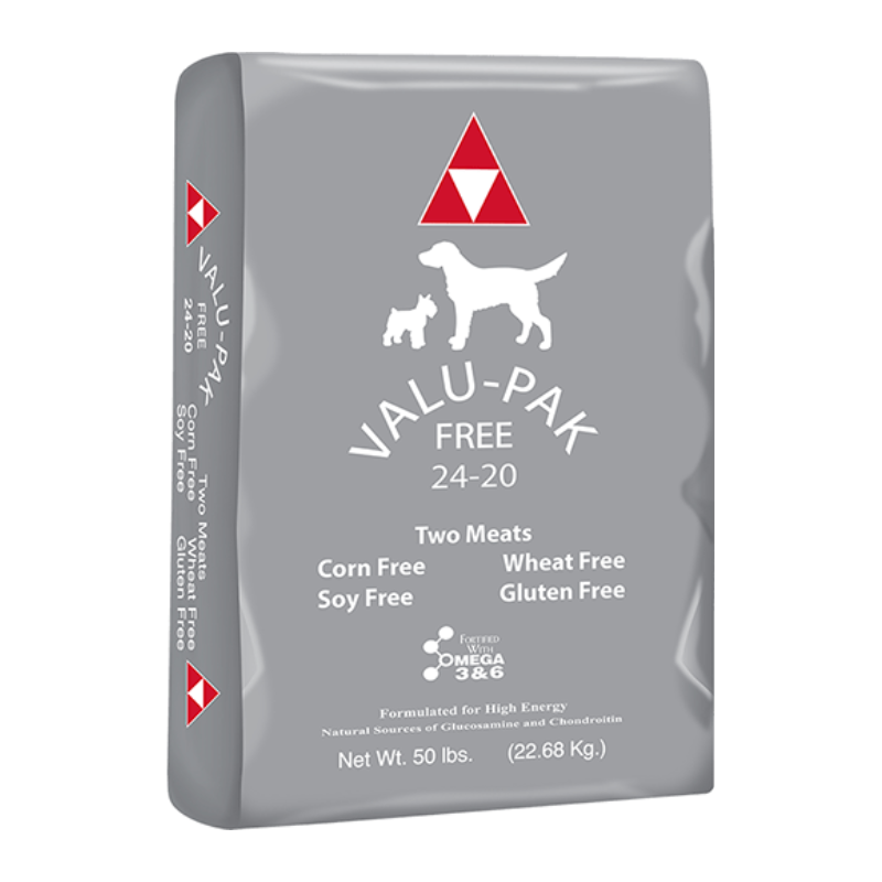 Valu-Pak Free 24-20 Dry Dog Food (Silver Bag), 50 lb